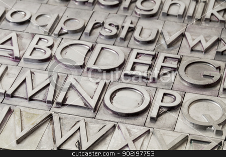 To use this stock image in your creative project, please select the size you need over to the right and click the "Add to Cart" button.
Your downloaded image will come with the Cutcaster watermark removed so don’t worry about the watermark you see on this page. metal alphabet abstract stock photo, alphabet abstract - vintage metal letterpress printing blocks by Marek Uliasz