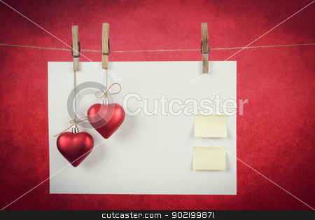 To use this stock image in your creative project, please select the size you need over to the right and click the "Add to Cart" button.
Your downloaded image will come with the Cutcaster watermark removed so don’t worry about the watermark you see on this page. empty note for valentine message stock photo, empty note for valentine message on red background by Artush