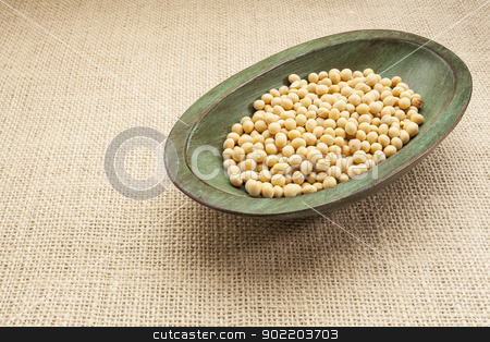 To use this stock image in your creative project, please select the size you need over to the right and click the "Add to Cart" button.
Your downloaded image will come with the Cutcaster watermark removed so don’t worry about the watermark you see on this page. soybeans in rustic bowl stock photo, soybeans in a rustic wood bowl against burlap canvas by Marek Uliasz