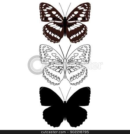 To use this stock image in your creative project, please select the size you need over to the right and click the "Add to Cart" button.
Your downloaded image will come with the Cutcaster watermark removed so don’t worry about the watermark you see on this page. Butterfly stock vector clipart, Layered vector illustration of Butterfly. by Liu Yin