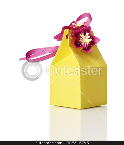 To use this stock image in your creative project, please select the size you need over to the right and click the "Add to Cart" button.
Your downloaded image will come with the Cutcaster watermark removed so don’t worry about the watermark you see on this page. Gift box stock photo, Studio shot of small gift box with decoration. Box isolated on white background. by Filip Warulik