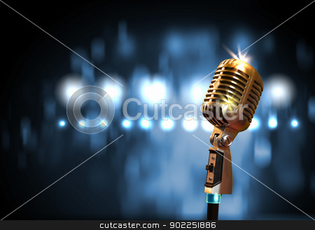 To use this stock image in your creative project, please select the size you need over to the right and click the "Add to Cart" button.
Your downloaded image will come with the Cutcaster watermark removed so don’t worry about the watermark you see on this page. audio microphone retro style stock photo, Single retro microphone against colourful background with lights by Sergey Nivens