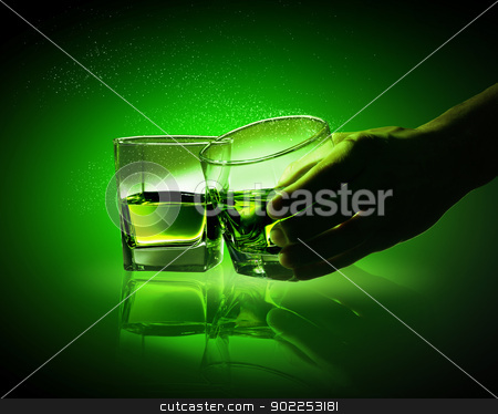 To use this stock image in your creative project, please select the size you need over to the right and click the "Add to Cart" button.
Your downloaded image will come with the Cutcaster watermark removed so don’t worry about the watermark you see on this page. Two glasses of green absinth stock photo, Hand holding one of two glasses of green absinth by Sergey Nivens