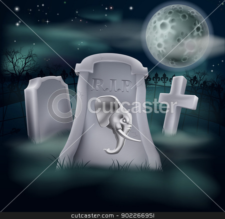 To use this stock image in your creative project, please select the size you need over to the right and click the "Add to Cart" button.
Your downloaded image will come with the Cutcaster watermark removed so don’t worry about the watermark you see on this page. Death of Republican Party Concept stock vector clipart, Death of Republican Party concept of tombstone with Republican symbol of Elephant on a grave marker (Democrat version also available) by Christos Georghiou