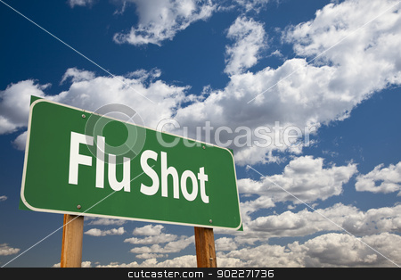 To use this stock image in your creative project, please select the size you need over to the right and click the "Add to Cart" button.
Your downloaded image will come with the Cutcaster watermark removed so don’t worry about the watermark you see on this page. Flu Shot Green Road Sign stock photo, Flu Shot Green Road Sign Over Clouds and Sky. by Andy Dean