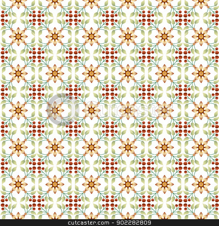 To use this stock image in your creative project, please select the size you need over to the right and click the "Add to Cart" button.
Your downloaded image will come with the Cutcaster watermark removed so don’t worry about the watermark you see on this page. Floral Islamic Pattern stock vector clipart, Vector Seamless Floral Islamic Pattern by Sevgi Dal