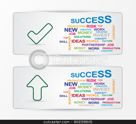 To use this stock image in your creative project, please select the size you need over to the right and click the "Add to Cart" button.
Your downloaded image will come with the Cutcaster watermark removed so don’t worry about the watermark you see on this page. success card stock vector clipart, success sample card by byman designs