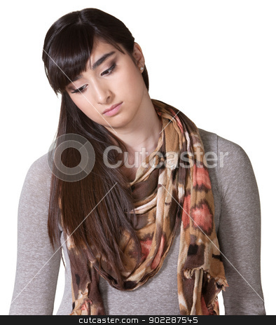 To use this stock image in your creative project, please select the size you need over to the right and click the "Add to Cart" button.
Your downloaded image will come with the Cutcaster watermark removed so don’t worry about the watermark you see on this page. Sad Woman Looking Down stock photo, Sad young woman in scarf looking down by Scott Griessel