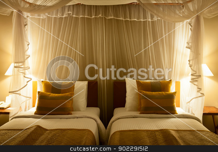 To use this stock image in your creative project, please select the size you need over to the right and click the "Add to Cart" button.
Your downloaded image will come with the Cutcaster watermark removed so don’t worry about the watermark you see on this page. Double bed in the hotel room stock photo, Double bed in the hotel room by Iryna Rasko