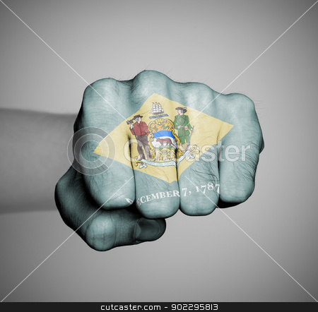 To use this stock image in your creative project, please select the size you need over to the right and click the "Add to Cart" button.
Your downloaded image will come with the Cutcaster watermark removed so don’t worry about the watermark you see on this page. United states, fist with the flag of a state stock photo, United states, fist with the flag of a state, Delaware by michaklootwijk