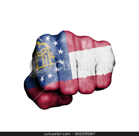 To use this stock image in your creative project, please select the size you need over to the right and click the "Add to Cart" button.
Your downloaded image will come with the Cutcaster watermark removed so don’t worry about the watermark you see on this page. United states, fist with the flag of a state stock photo, United states, fist with the flag of a state, Georgia by michaklootwijk