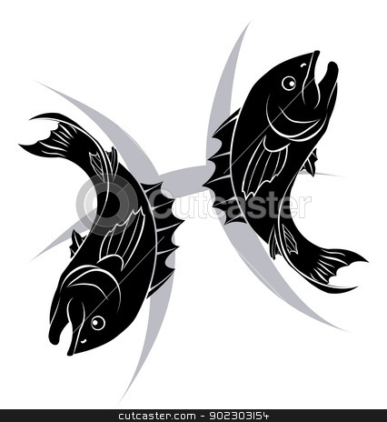 To use this stock image in your creative project, please select the size you need over to the right and click the "Add to Cart" button.
Your downloaded image will come with the Cutcaster watermark removed so don’t worry about the watermark you see on this page. Pisces zodiac horoscope astrology sign stock vector clipart, Illustration of Pisces the fish zodiac horoscope astrology sign by Christos Georghiou