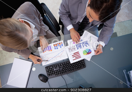 To use this stock image in your creative project, please select the size you need over to the right and click the "Add to Cart" button.
Your downloaded image will come with the Cutcaster watermark removed so don’t worry about the watermark you see on this page. Business team looking at statistics stock photo, Business team looking at statistics in a meeting room by Wavebreak Media