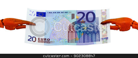 To use this stock image in your creative project, please select the size you need over to the right and click the "Add to Cart" button.
Your downloaded image will come with the Cutcaster watermark removed so don’t worry about the watermark you see on this page. cancer claw usd usa dollar cash money banknote stock photo, cancer claw clip hold euro european cash paper banknote isolated on white concept of currency money market changes by sauletas
