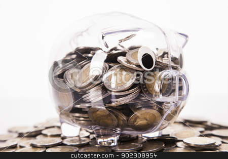 To use this stock image in your creative project, please select the size you need over to the right and click the "Add to Cart" button.
Your downloaded image will come with the Cutcaster watermark removed so don’t worry about the watermark you see on this page. Savings in piggy bank! A lot of money! stock photo, Savings in piggy bank! A lot of money! Isolated on white background! by fikmik