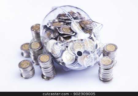 To use this stock image in your creative project, please select the size you need over to the right and click the "Add to Cart" button.
Your downloaded image will come with the Cutcaster watermark removed so don’t worry about the watermark you see on this page. Savings in piggy bank! A lot of money! stock photo, Savings in piggy bank! A lot of money! Isolated on white background! by fikmik