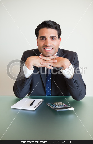 To use this stock image in your creative project, please select the size you need over to the right and click the "Add to Cart" button.
Your downloaded image will come with the Cutcaster watermark removed so don’t worry about the watermark you see on this page. Portrait of an accountant posing stock photo, Portrait of an accountant posing in his office by Wavebreak Media