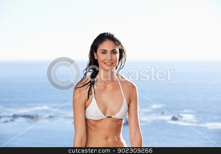 To use this stock image in your creative project, please select the size you need over to the right and click the "Add to Cart" button.
Your downloaded image will come with the Cutcaster watermark removed so don’t worry about the watermark you see on this page. Gorgeous woman relaxing stock photo, Gorgeous woman relaxing in a swimming pool by Wavebreak Media