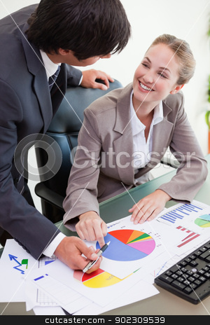 To use this stock image in your creative project, please select the size you need over to the right and click the "Add to Cart" button.
Your downloaded image will come with the Cutcaster watermark removed so don’t worry about the watermark you see on this page. Portrait of a young business team studying statistics stock photo, Portrait of a young business team studying statistics in a meeting room by Wavebreak Media