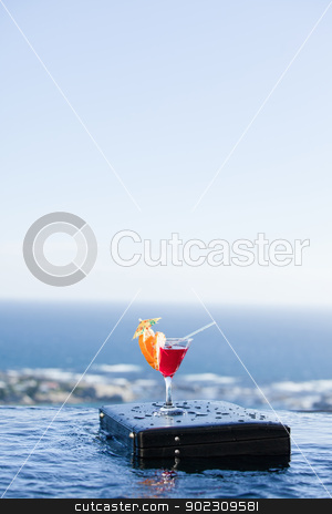 To use this stock image in your creative project, please select the size you need over to the right and click the "Add to Cart" button.
Your downloaded image will come with the Cutcaster watermark removed so don’t worry about the watermark you see on this page. Portrait of a cocktail on a briefcase stock photo, Portrait of a cocktail on a briefcase in a swimming pool by Wavebreak Media