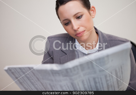 To use this stock image in your creative project, please select the size you need over to the right and click the "Add to Cart" button.
Your downloaded image will come with the Cutcaster watermark removed so don’t worry about the watermark you see on this page. Businesswoman reading stock report stock photo, Young businesswoman reading stock report by Wavebreak Media