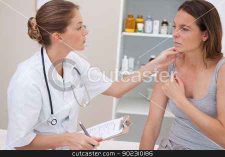 To use this stock image in your creative project, please select the size you need over to the right and click the "Add to Cart" button.
Your downloaded image will come with the Cutcaster watermark removed so don’t worry about the watermark you see on this page. Patient being examined stock photo, Patient being examined by doctor by Wavebreak Media
