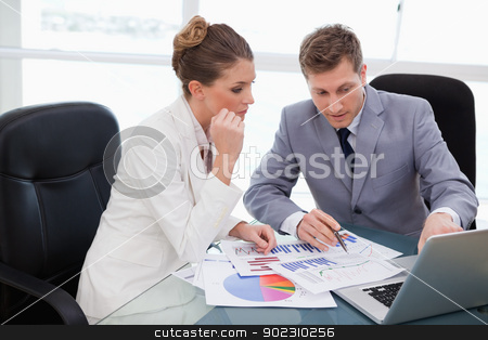 To use this stock image in your creative project, please select the size you need over to the right and click the "Add to Cart" button.
Your downloaded image will come with the Cutcaster watermark removed so don’t worry about the watermark you see on this page. Business team analyzing market research stock photo, Business team analyzing market research data by Wavebreak Media