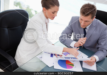 To use this stock image in your creative project, please select the size you need over to the right and click the "Add to Cart" button.
Your downloaded image will come with the Cutcaster watermark removed so don’t worry about the watermark you see on this page. Business team analyzing market research results stock photo, Business team analyzing market research results together by Wavebreak Media