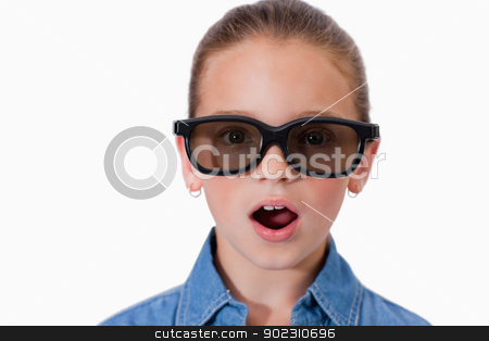 To use this stock image in your creative project, please select the size you need over to the right and click the "Add to Cart" button.
Your downloaded image will come with the Cutcaster watermark removed so don’t worry about the watermark you see on this page. Surprised girl wearing sunglasses stock photo, Surprised girl wearing sunglasses against a white background by Wavebreak Media