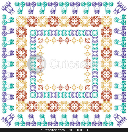 To use this stock image in your creative project, please select the size you need over to the right and click the "Add to Cart" button.
Your downloaded image will come with the Cutcaster watermark removed so don’t worry about the watermark you see on this page. elegant border set_01 stock vector clipart, elegant border set (ottoman style) by Sevgi Dal