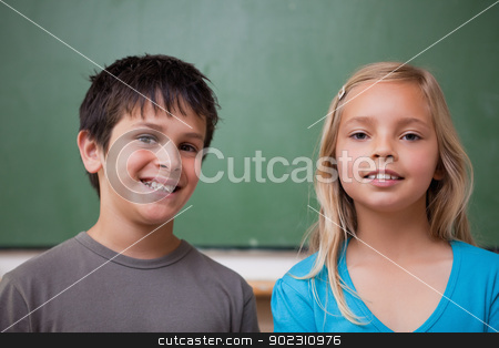 To use this stock image in your creative project, please select the size you need over to the right and click the "Add to Cart" button.
Your downloaded image will come with the Cutcaster watermark removed so don’t worry about the watermark you see on this page. Pupils posing together stock photo, Pupils posing together in front of a chalkboard by Wavebreak Media