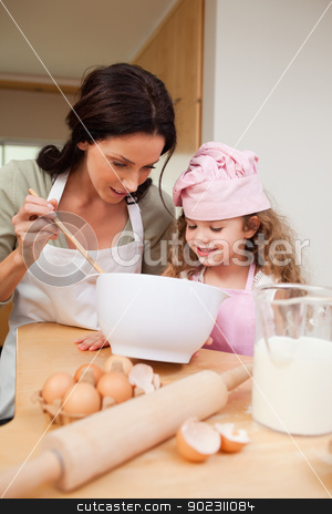 To use this stock image in your creative project, please select the size you need over to the right and click the "Add to Cart" button.
Your downloaded image will come with the Cutcaster watermark removed so don’t worry about the watermark you see on this page. Mother and daughter preparing cookies stock photo, Mother and daughter preparing cookies together by Wavebreak Media