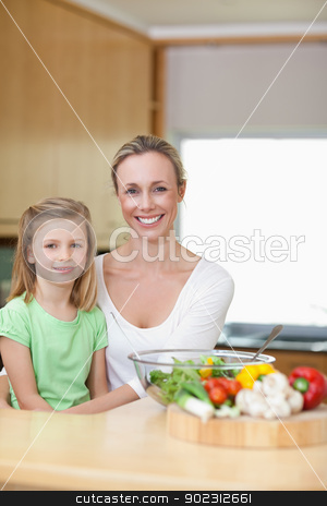 To use this stock image in your creative project, please select the size you need over to the right and click the "Add to Cart" button.
Your downloaded image will come with the Cutcaster watermark removed so don’t worry about the watermark you see on this page. Smiling mother and daughter in the kitchen stock photo, Smiling mother and daughter in the kitchen together by Wavebreak Media