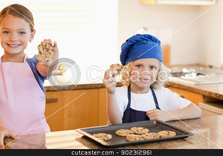To use this stock image in your creative project, please select the size you need over to the right and click the "Add to Cart" button.
Your downloaded image will come with the Cutcaster watermark removed so don’t worry about the watermark you see on this page. Siblings holding their cookies stock photo, Siblings holding their cookies up by Wavebreak Media