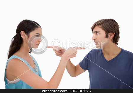 To use this stock image in your creative project, please select the size you need over to the right and click the "Add to Cart" button.
Your downloaded image will come with the Cutcaster watermark removed so don’t worry about the watermark you see on this page. Couple mad at each other stock photo, Couple mad at each other against a white background by Wavebreak Media