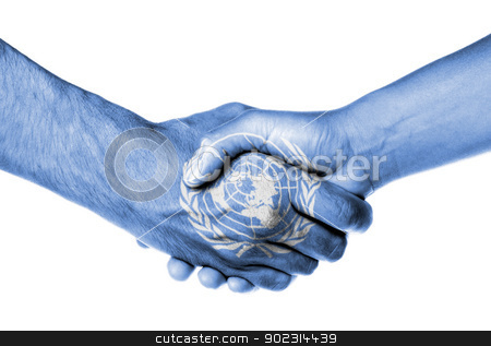 To use this stock image in your creative project, please select the size you need over to the right and click the "Add to Cart" button.
Your downloaded image will come with the Cutcaster watermark removed so don’t worry about the watermark you see on this page. Man and woman shaking hands stock photo, Man and woman shaking hands, isolated on white, United Nations by michaklootwijk