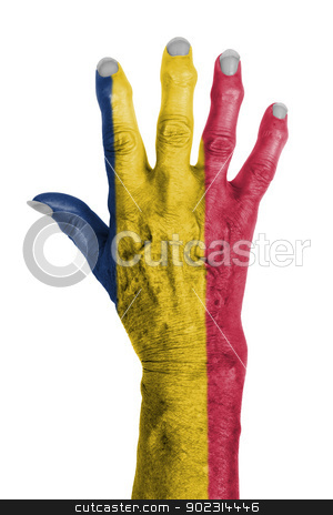 To use this stock image in your creative project, please select the size you need over to the right and click the "Add to Cart" button.
Your downloaded image will come with the Cutcaster watermark removed so don’t worry about the watermark you see on this page. Hand of an old woman wrapped in flag stock photo, Hand of an old woman wrapped in flag of Chad by michaklootwijk