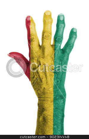 To use this stock image in your creative project, please select the size you need over to the right and click the "Add to Cart" button.
Your downloaded image will come with the Cutcaster watermark removed so don’t worry about the watermark you see on this page. Hand of an old woman wrapped in flag stock photo, Hand of an old woman wrapped in flag of Guinea by michaklootwijk
