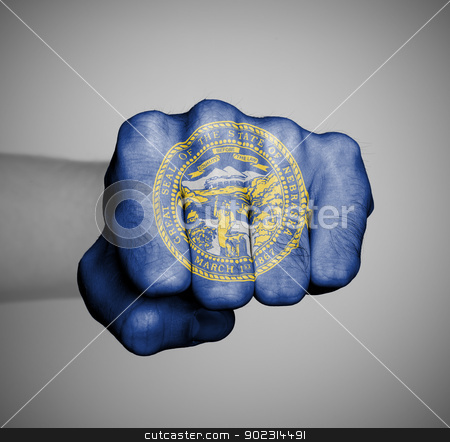 To use this stock image in your creative project, please select the size you need over to the right and click the "Add to Cart" button.
Your downloaded image will come with the Cutcaster watermark removed so don’t worry about the watermark you see on this page. United states, fist with the flag of Nebraska stock photo, United states, fist with the flag of a state, Nebraska by michaklootwijk