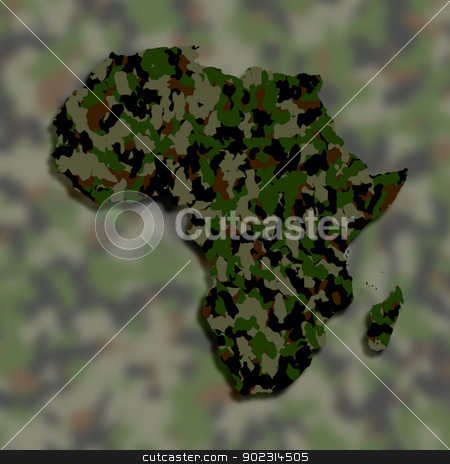 To use this stock image in your creative project, please select the size you need over to the right and click the "Add to Cart" button.
Your downloaded image will come with the Cutcaster watermark removed so don’t worry about the watermark you see on this page. Map of Africa filled with camouflage pattern stock photo, Map of Africa filled with camouflage pattern, isolated by michaklootwijk