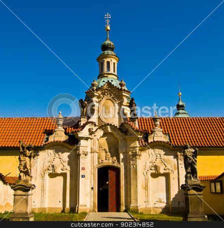 To use this stock image in your creative project, please select the size you need over to the right and click the "Add to Cart" button.
Your downloaded image will come with the Cutcaster watermark removed so don’t worry about the watermark you see on this page. Church at the white mountain stock photo, famous old Church at the white mountain in Prague by Juliane Jacobs