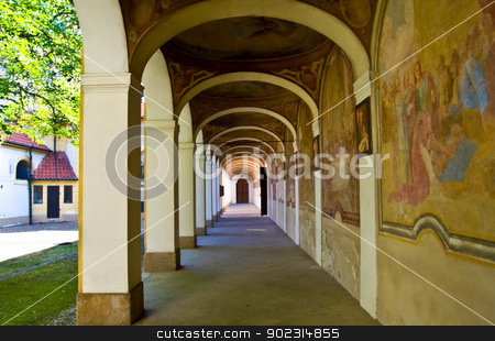 To use this stock image in your creative project, please select the size you need over to the right and click the "Add to Cart" button.
Your downloaded image will come with the Cutcaster watermark removed so don’t worry about the watermark you see on this page. Church at the white mountain stock photo, famous old Church at the white mountain in Prague by Juliane Jacobs