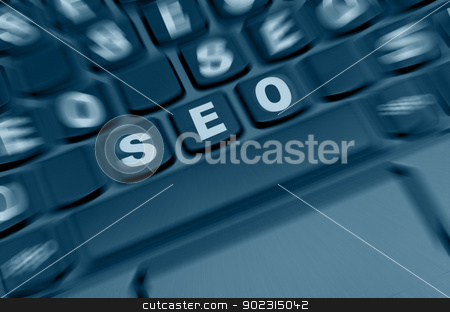 To use this stock image in your creative project, please select the size you need over to the right and click the "Add to Cart" button.
Your downloaded image will come with the Cutcaster watermark removed so don’t worry about the watermark you see on this page. SEO Sign stock photo, Search Engine Optimization - SEO on Keyboard Keys by JAMDesign