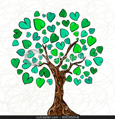 To use this stock image in your creative project, please select the size you need over to the right and click the "Add to Cart" button.
Your downloaded image will come with the Cutcaster watermark removed so don’t worry about the watermark you see on this page. Love concept tree stock vector clipart, Valentine day hand-drawn love tree made of hearts background. Vector illustration layered for easy manipulation and custom coloring. by Cienpies Design