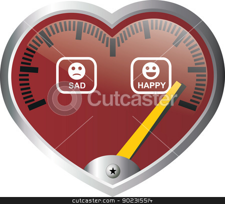 To use this stock image in your creative project, please select the size you need over to the right and click the "Add to Cart" button.
Your downloaded image will come with the Cutcaster watermark removed so don’t worry about the watermark you see on this page. heart meter stock vector clipart, heart meter from sad to happy by Messias Bassile Junior