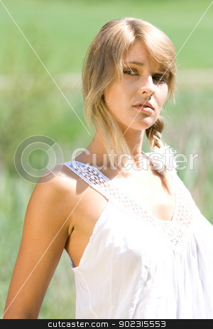To use this stock image in your creative project, please select the size you need over to the right and click the "Add to Cart" button.
Your downloaded image will come with the Cutcaster watermark removed so don’t worry about the watermark you see on this page. Fashion stock photo, Portrait of a fashionable young woman by Roland Stollner