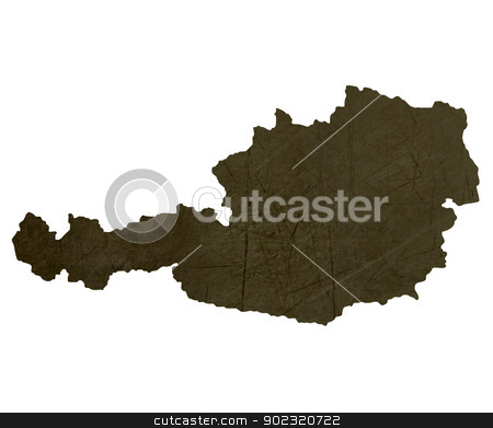 To use this stock image in your creative project, please select the size you need over to the right and click the "Add to Cart" button.
Your downloaded image will come with the Cutcaster watermark removed so don’t worry about the watermark you see on this page. Dark silhouetted map of Austria stock photo, Dark silhouetted and textured map of Austria isolated on white background. by Martin Crowdy