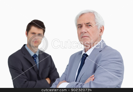 To use this stock image in your creative project, please select the size you need over to the right and click the "Add to Cart" button.
Your downloaded image will come with the Cutcaster watermark removed so don’t worry about the watermark you see on this page. Close up of businessmen with arms folded stock photo, Close up of businessmen with arms folded against a white background by Wavebreak Media