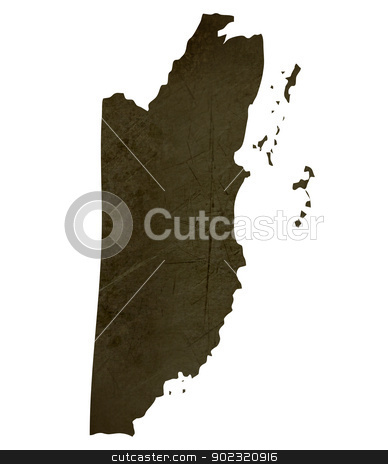 To use this stock image in your creative project, please select the size you need over to the right and click the "Add to Cart" button.
Your downloaded image will come with the Cutcaster watermark removed so don’t worry about the watermark you see on this page. Dark silhouetted map of Belize stock photo, Dark silhouetted and textured map of Belize isolated on white background. by Martin Crowdy