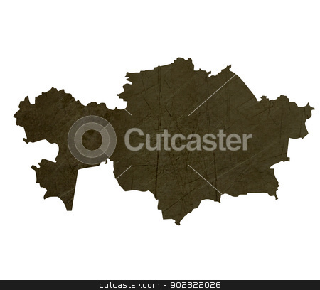 To use this stock image in your creative project, please select the size you need over to the right and click the "Add to Cart" button.
Your downloaded image will come with the Cutcaster watermark removed so don’t worry about the watermark you see on this page. Dark silhouetted map of Kazahkstan stock photo, Dark silhouetted and textured map of Kazahkstan isolated on white background. by Martin Crowdy